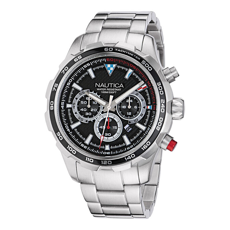 Orologio Al Quarzo Nautica Nst Chrono Napnsf301 - Spannringe Herren | OROVIVO