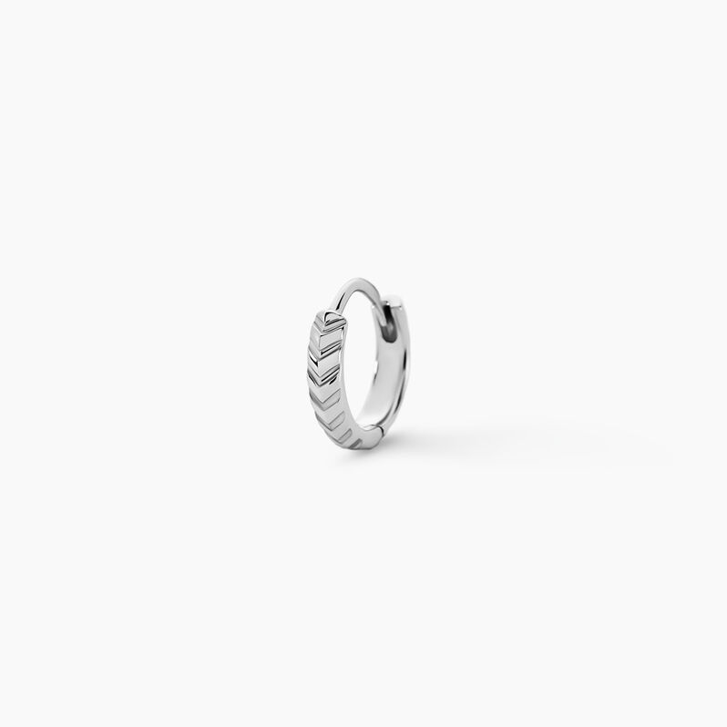 Créoles Sylas Argent Weiss - Spannringe Herren | OROVIVO