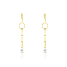 Damen Perlenohrringe Gold 375 Zuchtperlen - Ohrringe Damen | OROVIVO