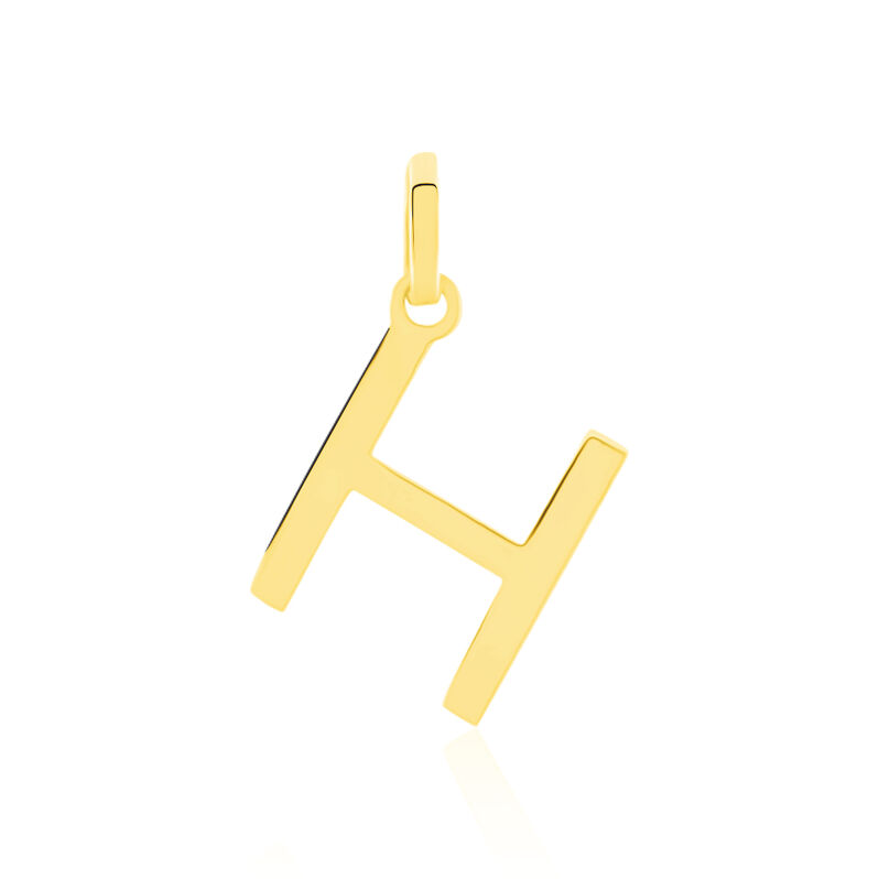 Pendentif Or Jaune Faviola Lettre H - Spannringe Familie | OROVIVO