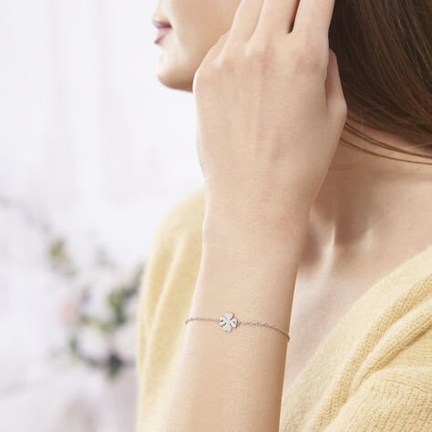 Kleeblatt Armband Silber 925 Naomi - Armbänder mit Anhänger Damen | OROVIVO