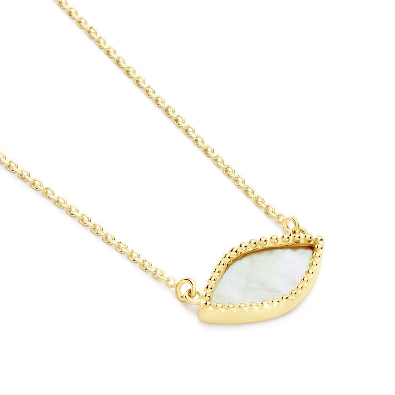 Collier Silma Or Jaune Nacre - Spannringe Damen | OROVIVO