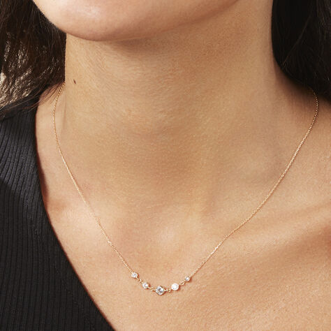 Damen Halskette Gold 375 Zirkonia - Halsketten Damen | OROVIVO