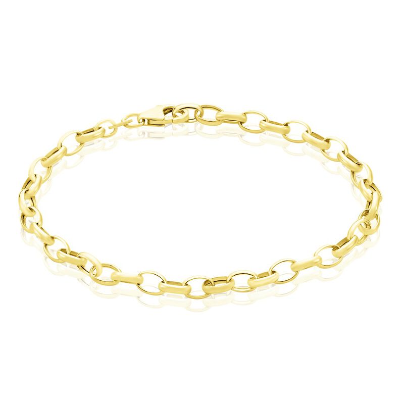 ERBSKETTE Damen Armband Gold 375 (9 Karat) B 4,5 mm - Armb&auml;nder Damen | OROVIVO