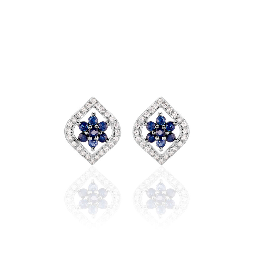 Boucles D'oreilles Or Weiss Linaelle - Spannringe Damen | OROVIVO