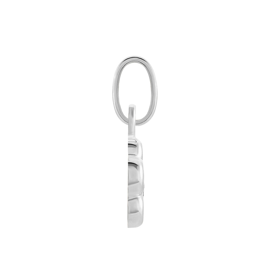 TULIPA Kinder Anh&auml;nger Silber 925 Glas Fuchsia Blume