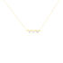 CHRISTINE Damen Collier Gold 375 (9 Karat) Zuchtperle Perlmutt Balken