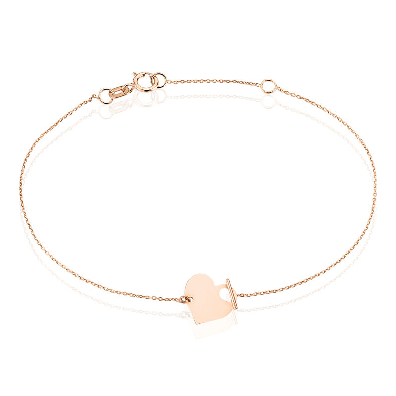 Collier Tyfen Or Rose Coeur - Spannringe Damen | OROVIVO
