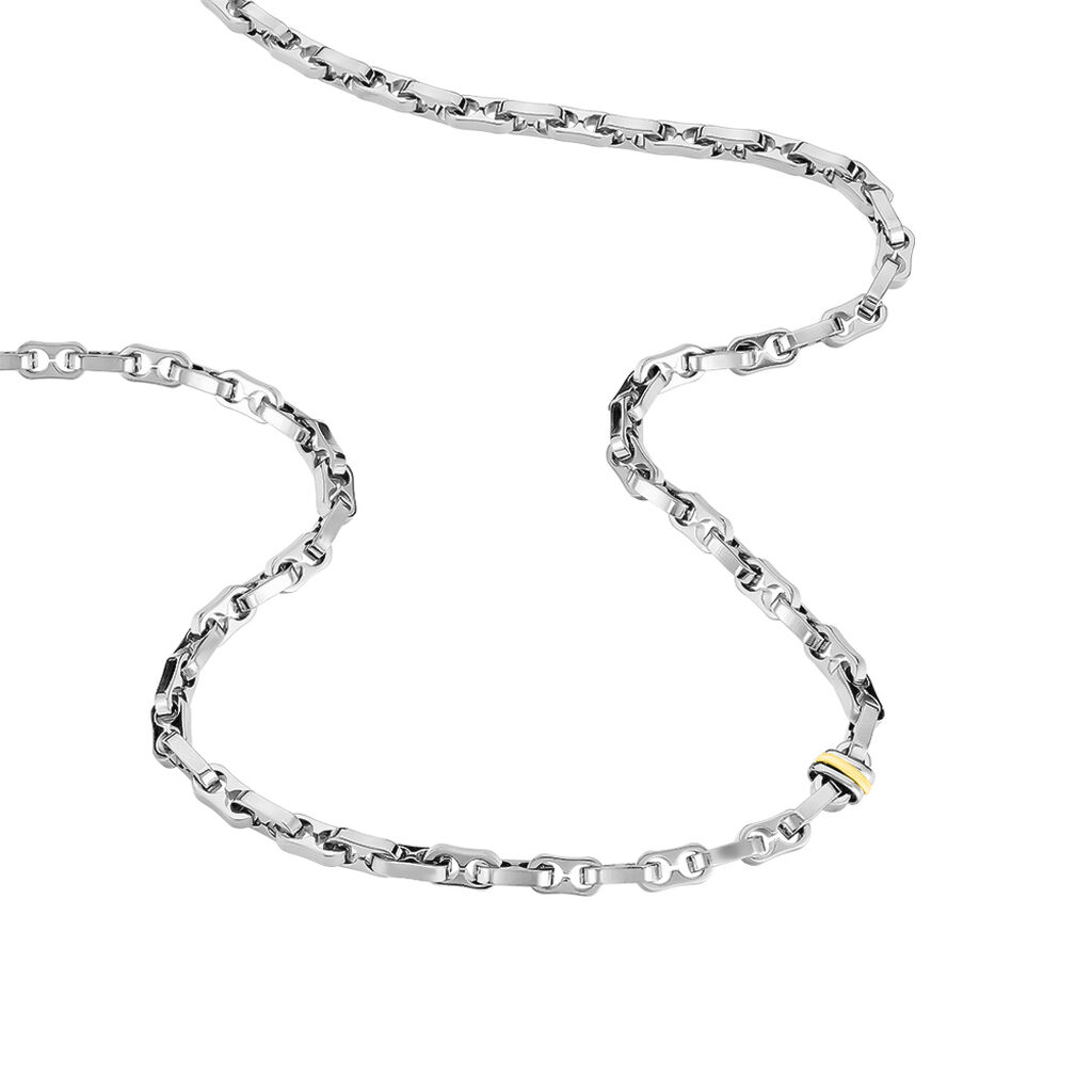 Collier Leandreae Or Acier Bicolore - Spannringe Herren | OROVIVO