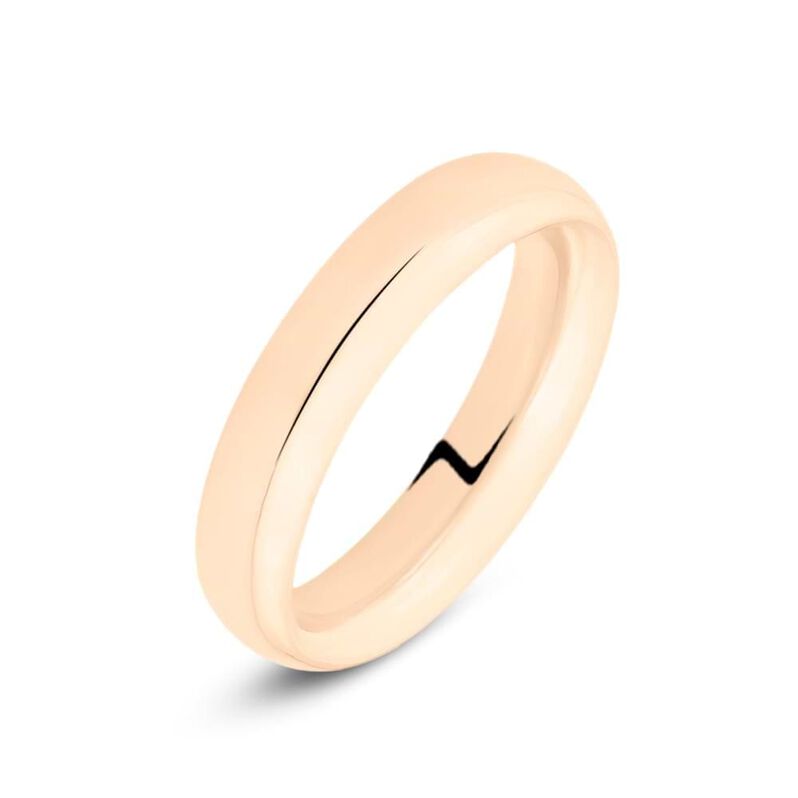 Fede Comoda Leggera 4.5 mm Oro Rosa - Spannringe Unisex | OROVIVO