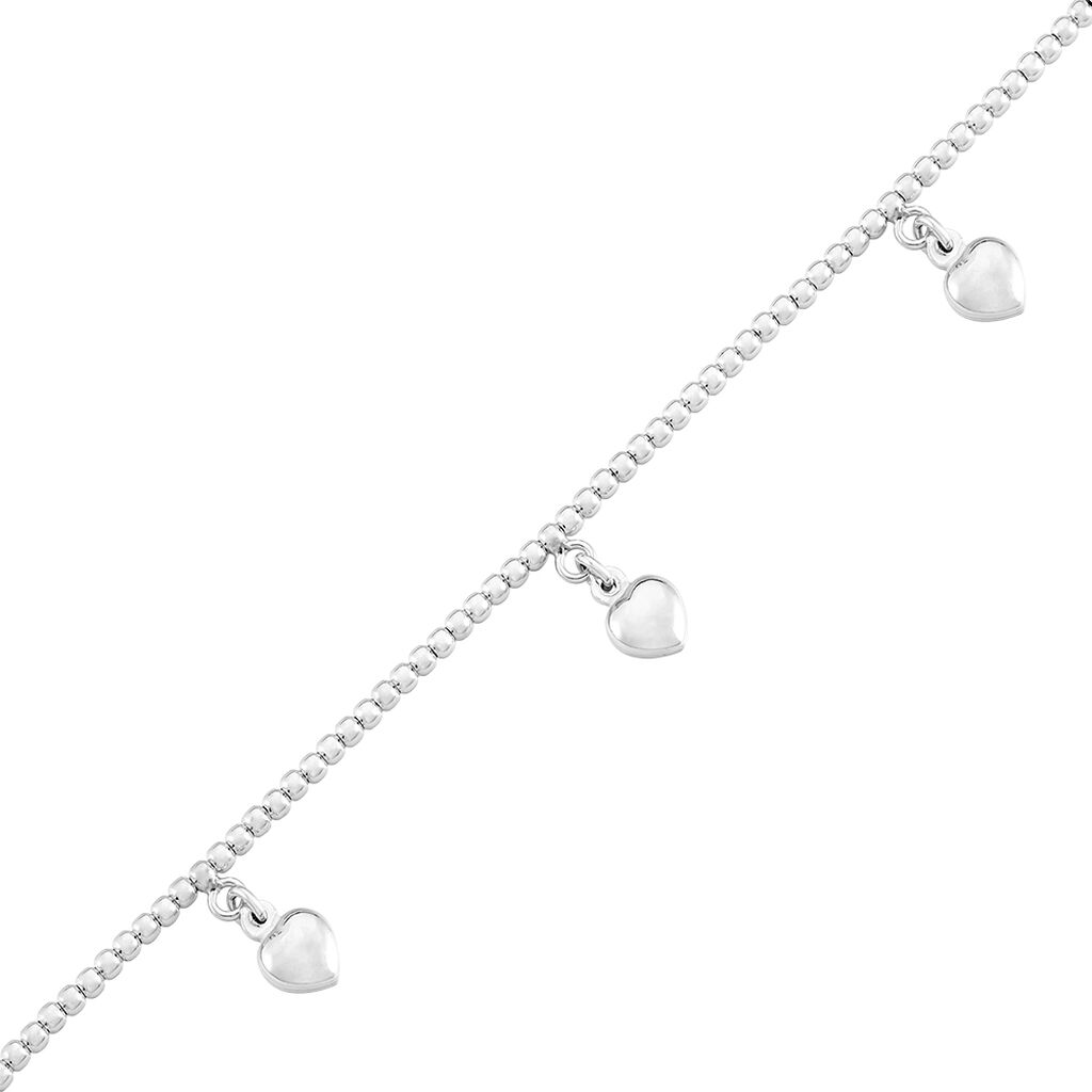 SALMA Kinder Armband Silber Silber 925 Herz B 2,5 mm