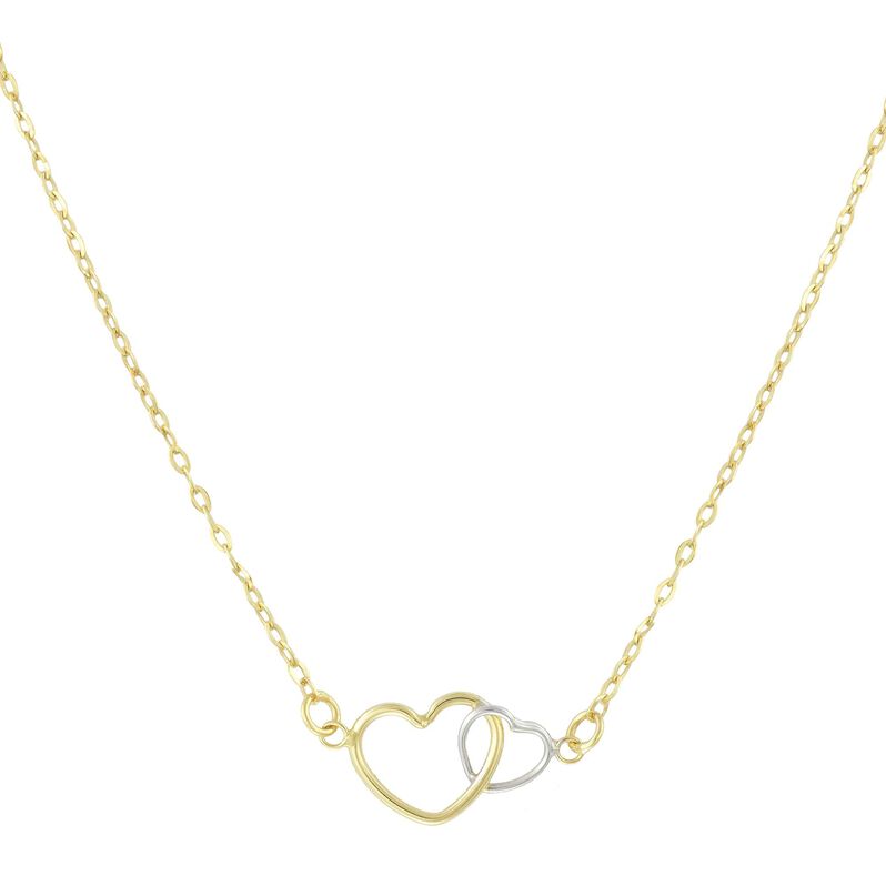 Girocollo cuori in oro bicolore - Spannringe Damen | OROVIVO