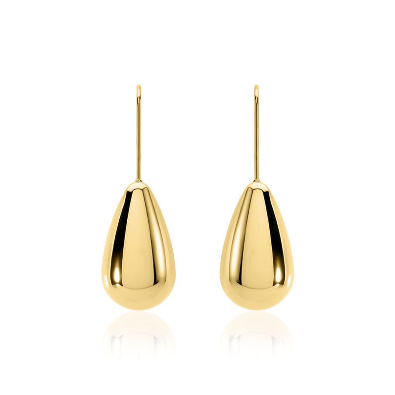 ALESSIA Damen Ohrringe Lang Edelstahl vergoldet Tropfen - Ohrringe Damen | OROVIVO