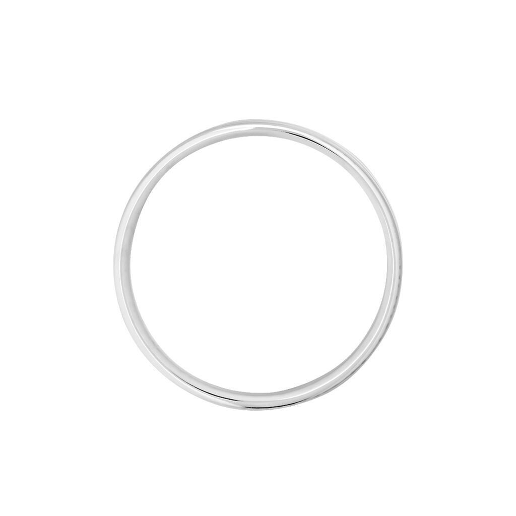 Alliance Serti Grains Ajoures Or Blanc Diamant - Spannringe Unisex | OROVIVO