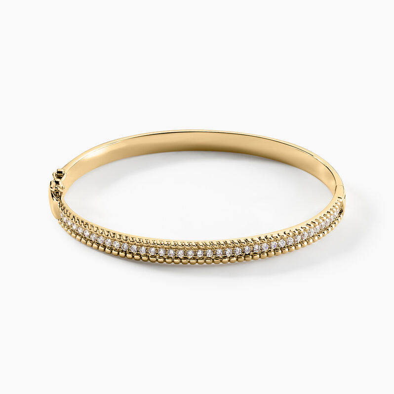Bracelet Jonc Plaque Or Marie-baptistine - Spannringe Damen | OROVIVO