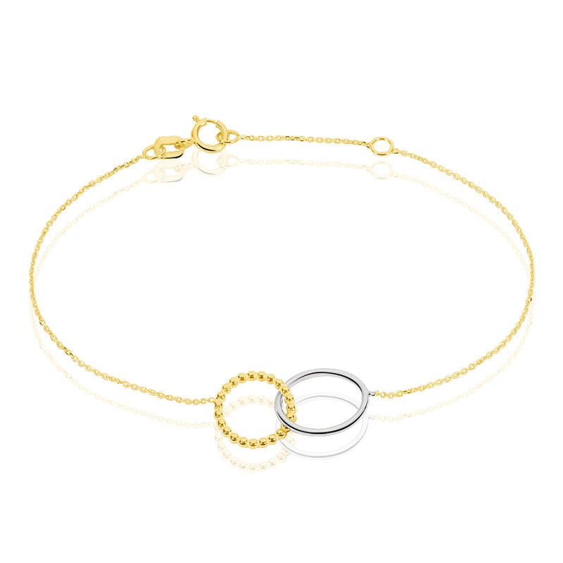 Bracelet Or Bicolore Elizabeta - Spannringe Damen | OROVIVO