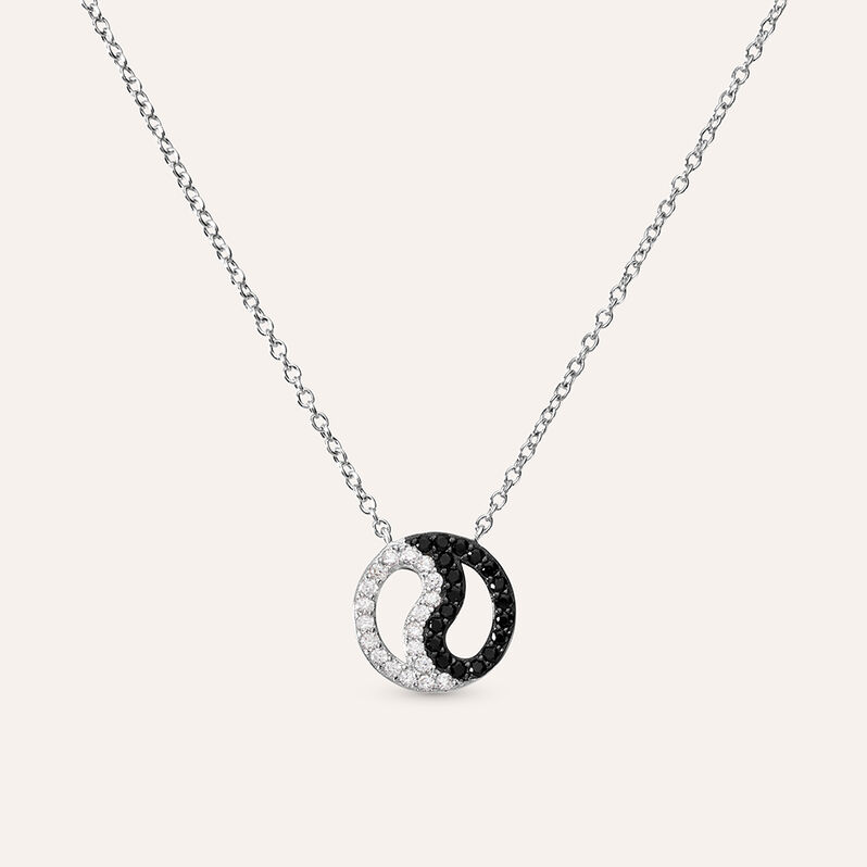 Collana Silver Shine Argento Rodiato Cubic Zirconia - Spannringe Damen | OROVIVO