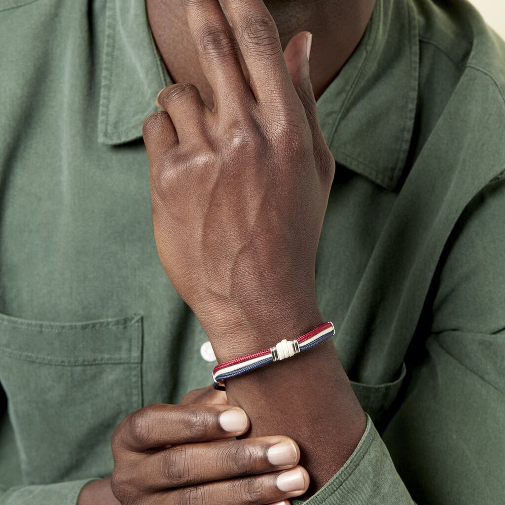 Bracelet Sylvianne Acier Blanc - Spannringe Herren | OROVIVO