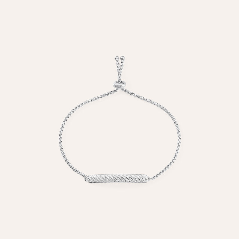 Bracciale Aura Acciaio Cristallo - Spannringe Damen | OROVIVO
