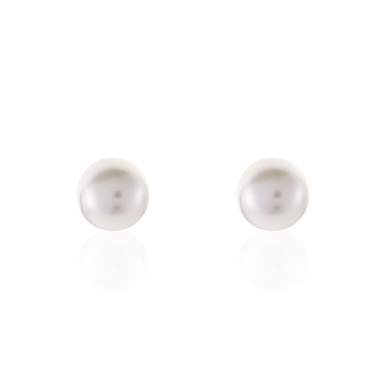 Damen Perlenohrringe Gold 585 Zuchperlen 5-5,5mm - Ohrstecker Damen | OROVIVO
