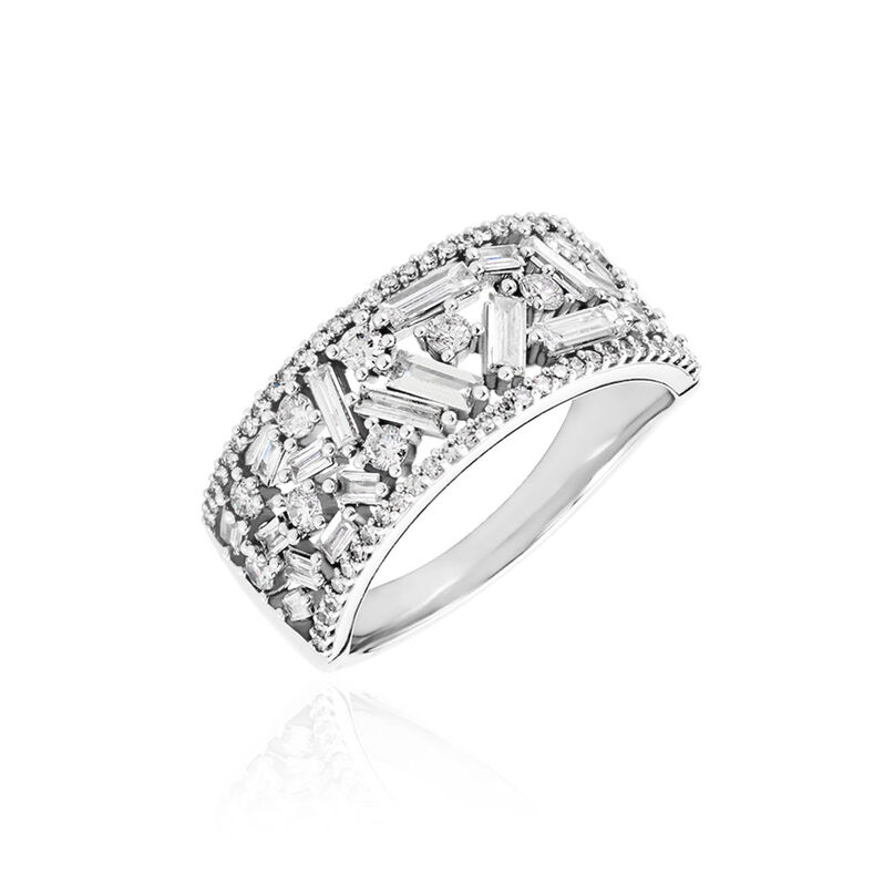 Bague Collection 1986 Or Weiss Diamant - Spannringe Damen | OROVIVO