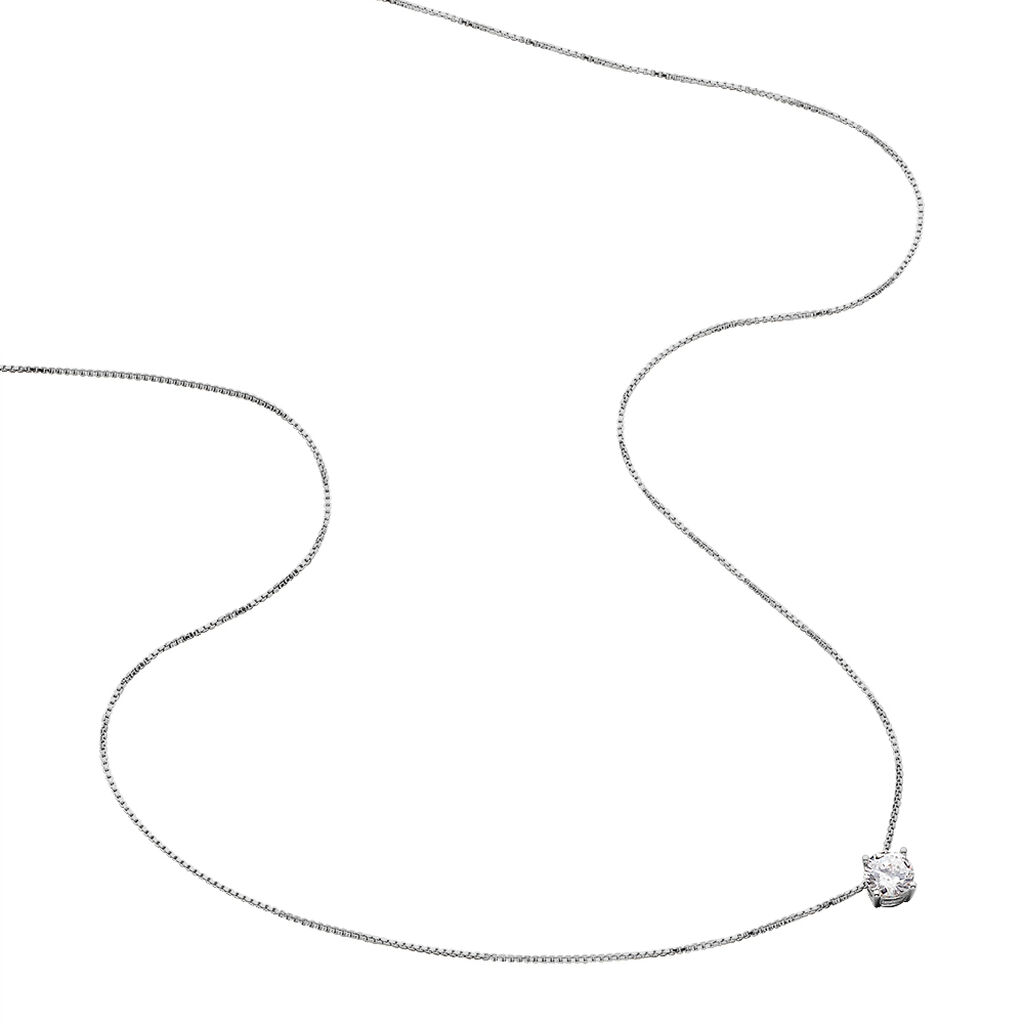 Damen Collier Silber 925 Zirkonia Listo - Halsketten Damen | OROVIVO