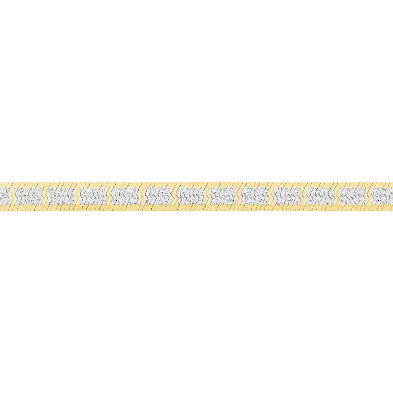 Damen Schlangenkette Silber 925 Vergoldet Bicolor Nuri - Halsketten Damen | OROVIVO