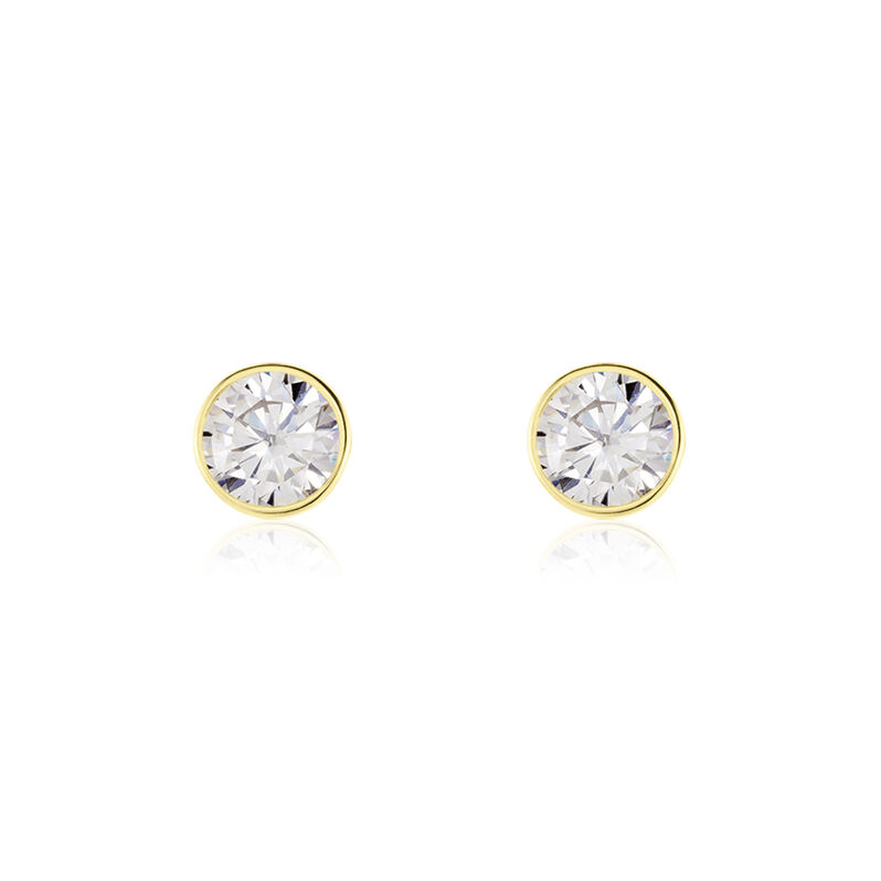 Boucles D'oreilles Or Jaune Franze Oxydes - Spannringe Damen | OROVIVO