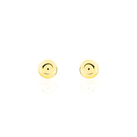 Damen Ohrstecker Gold 375 Kugel 5mm - Ohrstecker Damen | OROVIVO