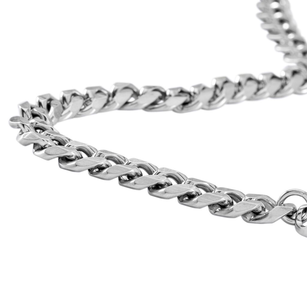 LEVI Herren Armkette Edelstahl B 8 mm