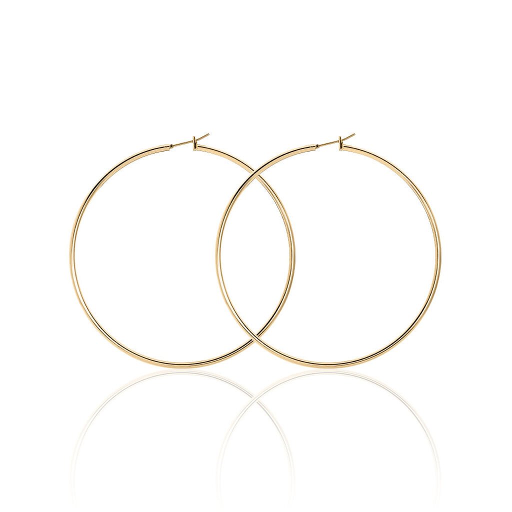 Damen Creolen Gold Vergoldet Ada - Sommerschmuck Damen | OROVIVO