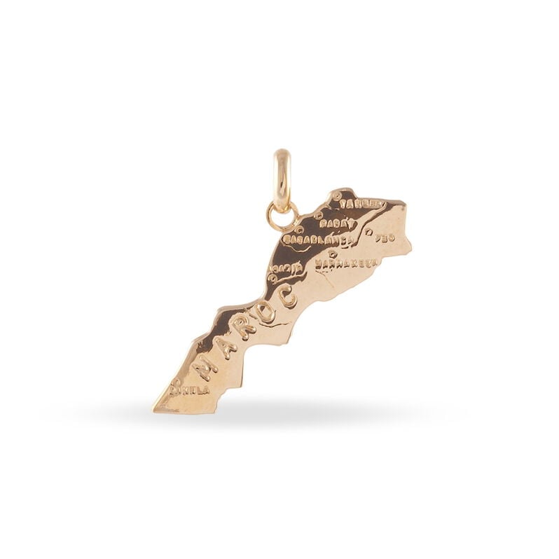 Pendentif Marik Plaque Or Jaune - Spannringe Familie | OROVIVO