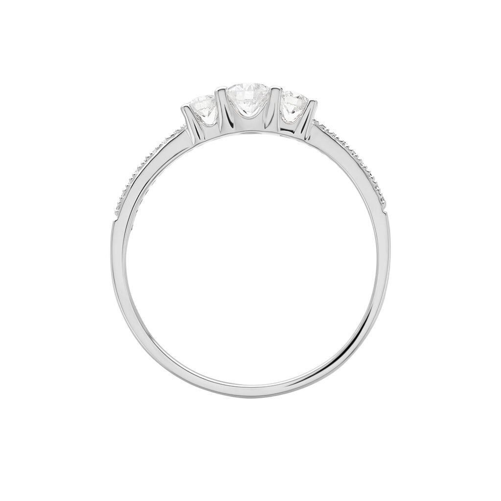 Sabina 2 Damen Ring Wei&szlig;gold 375 (9 Karat) Diamant Wei&szlig; 0,140 ct