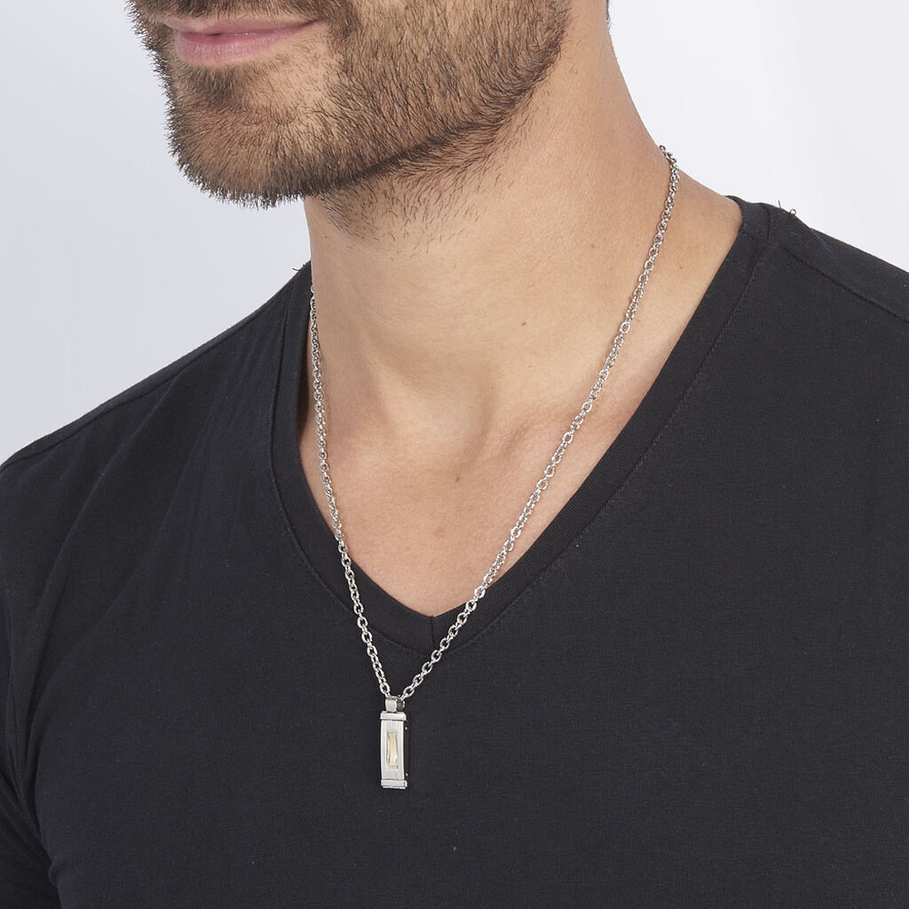 Collier Or Et Acier - Spannringe Herren | OROVIVO