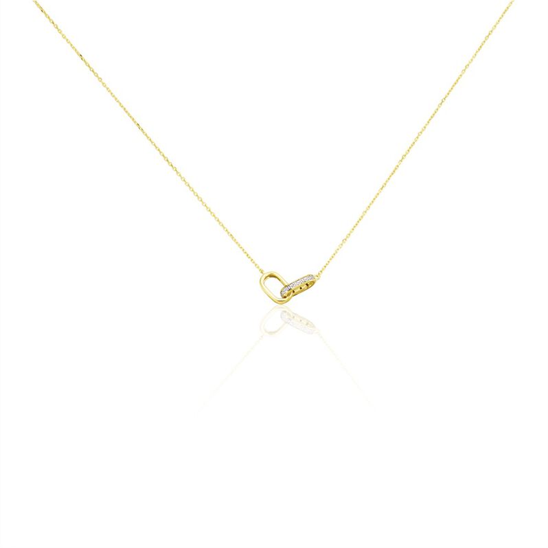 Collier Molana Or Jaune Diamant - Spannringe Damen | OROVIVO