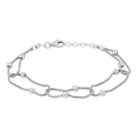 Damen Gliederarmband Popcornkette Silber 925 - Armbänder Damen | OROVIVO