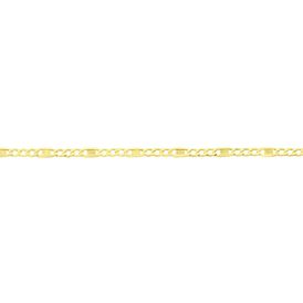 Unisex Figarokette Gold 375 60cm - Ketten ohne Anhänger  | OROVIVO