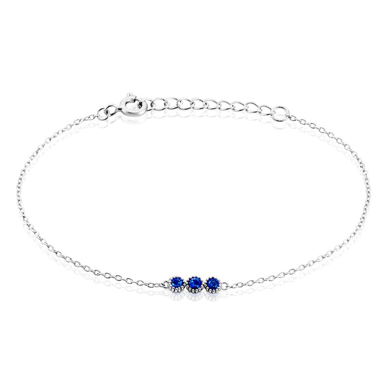 Bracelet Kasey Argent Weiss Oxyde De Zirconium - Spannringe Damen | OROVIVO