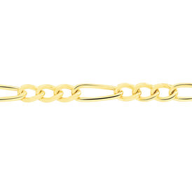 Damen Figarokette Gold 375 50cm - Ketten ohne Anhänger  | OROVIVO