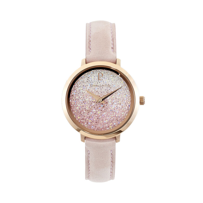 Montre Pierre Lannier La Petite Cristal Rose - Spannringe Damen | OROVIVO