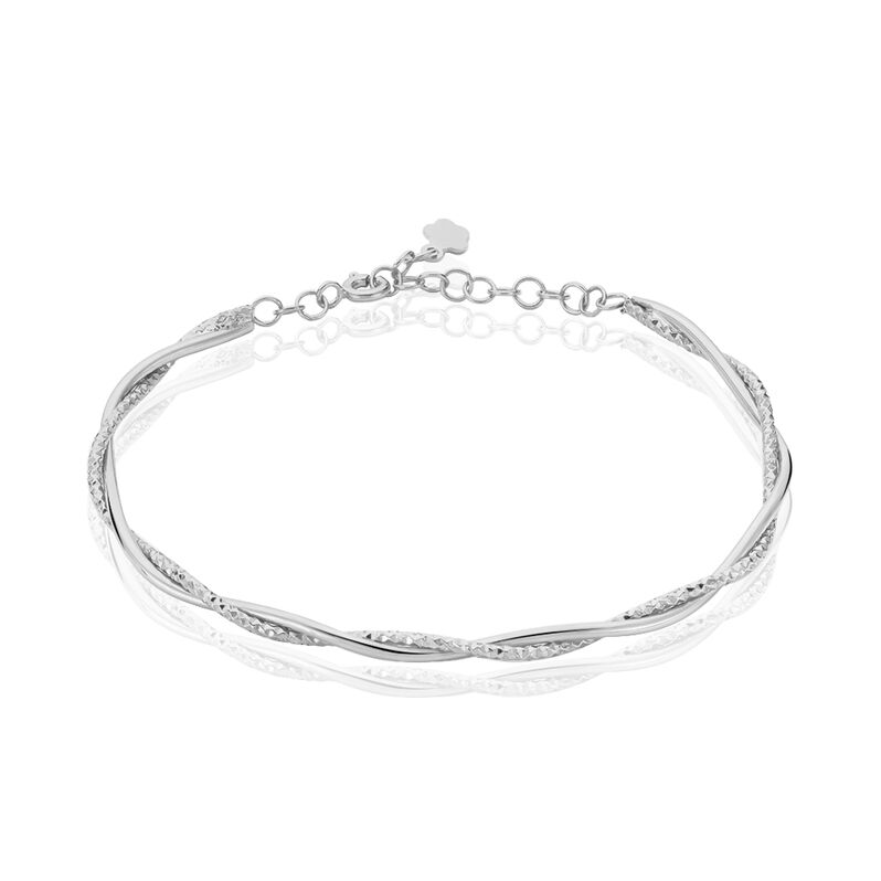 Bracelet Abie Argent Torsade - Spannringe Damen | OROVIVO