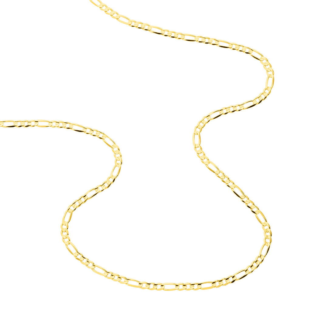 Unisex Figarokette Silber 925 Vergoldet  - Halsketten Unisex | OROVIVO