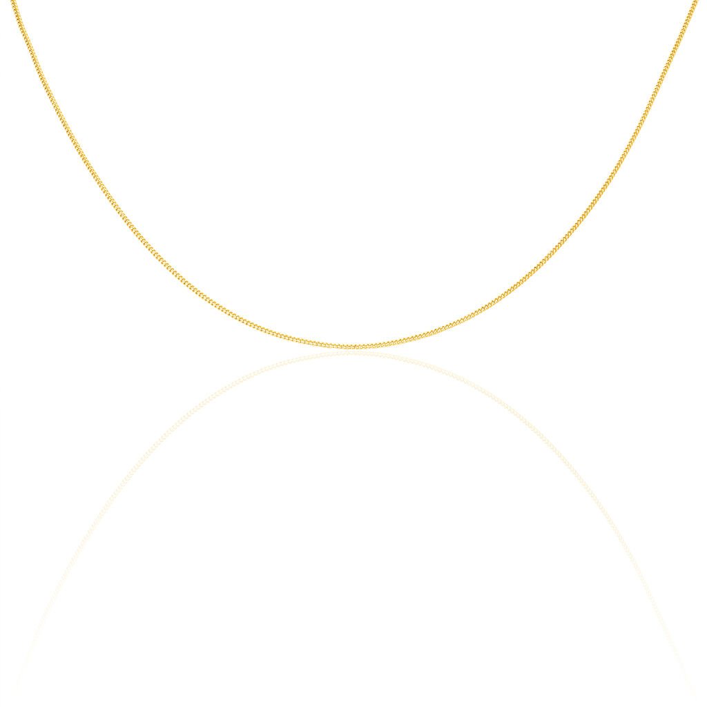 PANZER Unisex Kette Gold 585 (14 Karat) B 1,4 mm, Kette ohne Stein