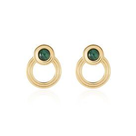Damen Ohrstecker Messing Gold 750 plattiert - Ohrringe Damen | OROVIVO