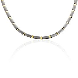 Boccia Damen Collier Titan Bicolor Vergoldet - Ketten ohne Stein Damen | OROVIVO
