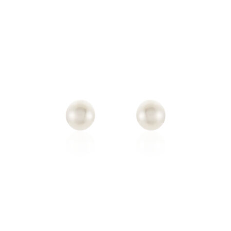 Damen Perlenohrringe Silber 925 Zuchtperlen 4-5mm - Ohrstecker Damen | OROVIVO