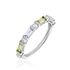 Liberta Damen Ring Wei&szlig;gold 375 (9 Karat) Topas Himmelblau 0,21 ct