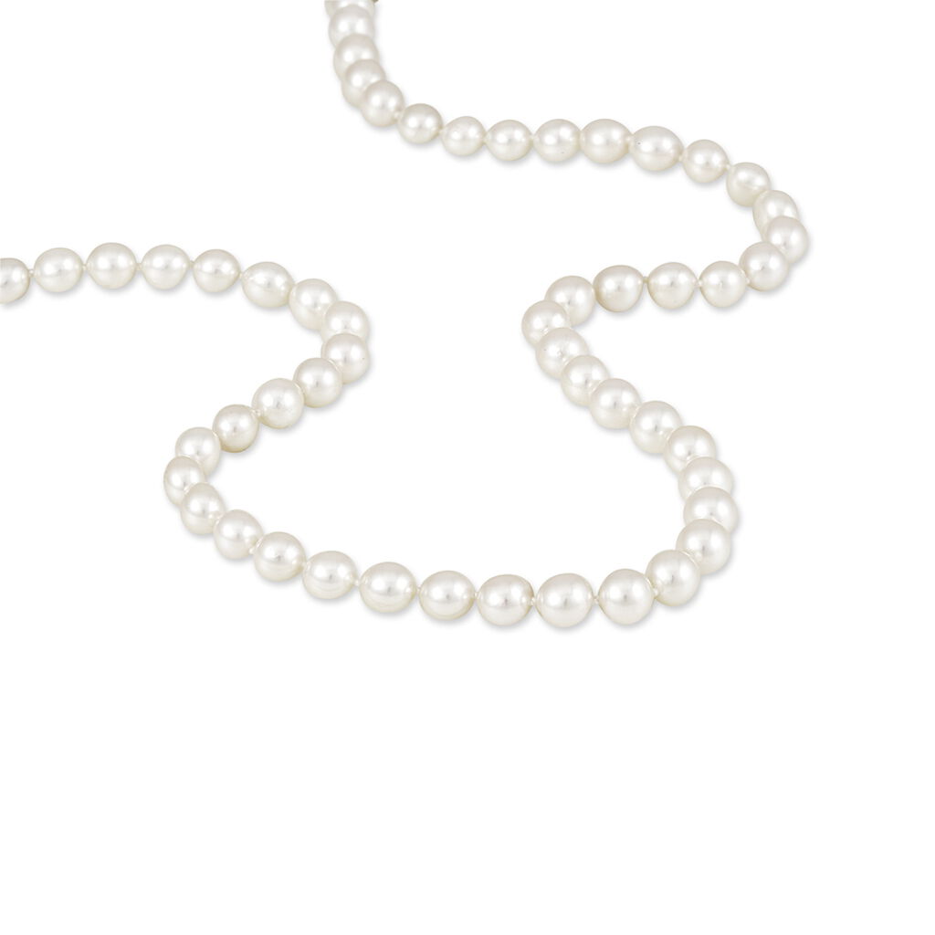 Collier Ghisele Or Jaune Perle De Culture D'akoya - Spannringe Damen | OROVIVO