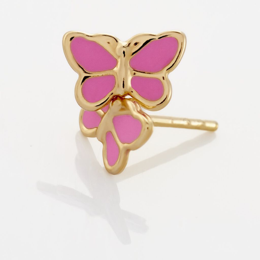 Damen Ohrstecker Gold 375 Schmetterling
