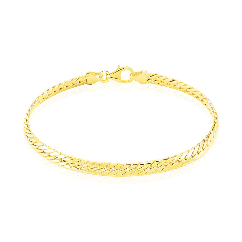 Bracelet Izel Maille Anglaise Or Jaune - Spannringe Damen | OROVIVO
